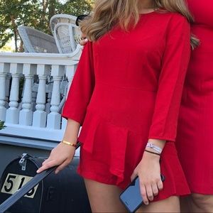 Nordstrom Red Romper